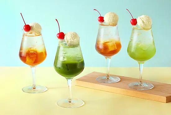 お茶のクリームソーダフェア