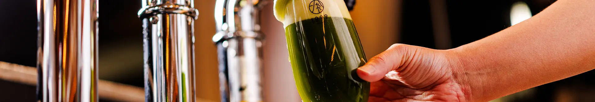 Matcha beer garden