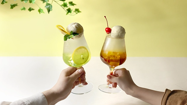 JAPANESE TEA SODA FLOAT