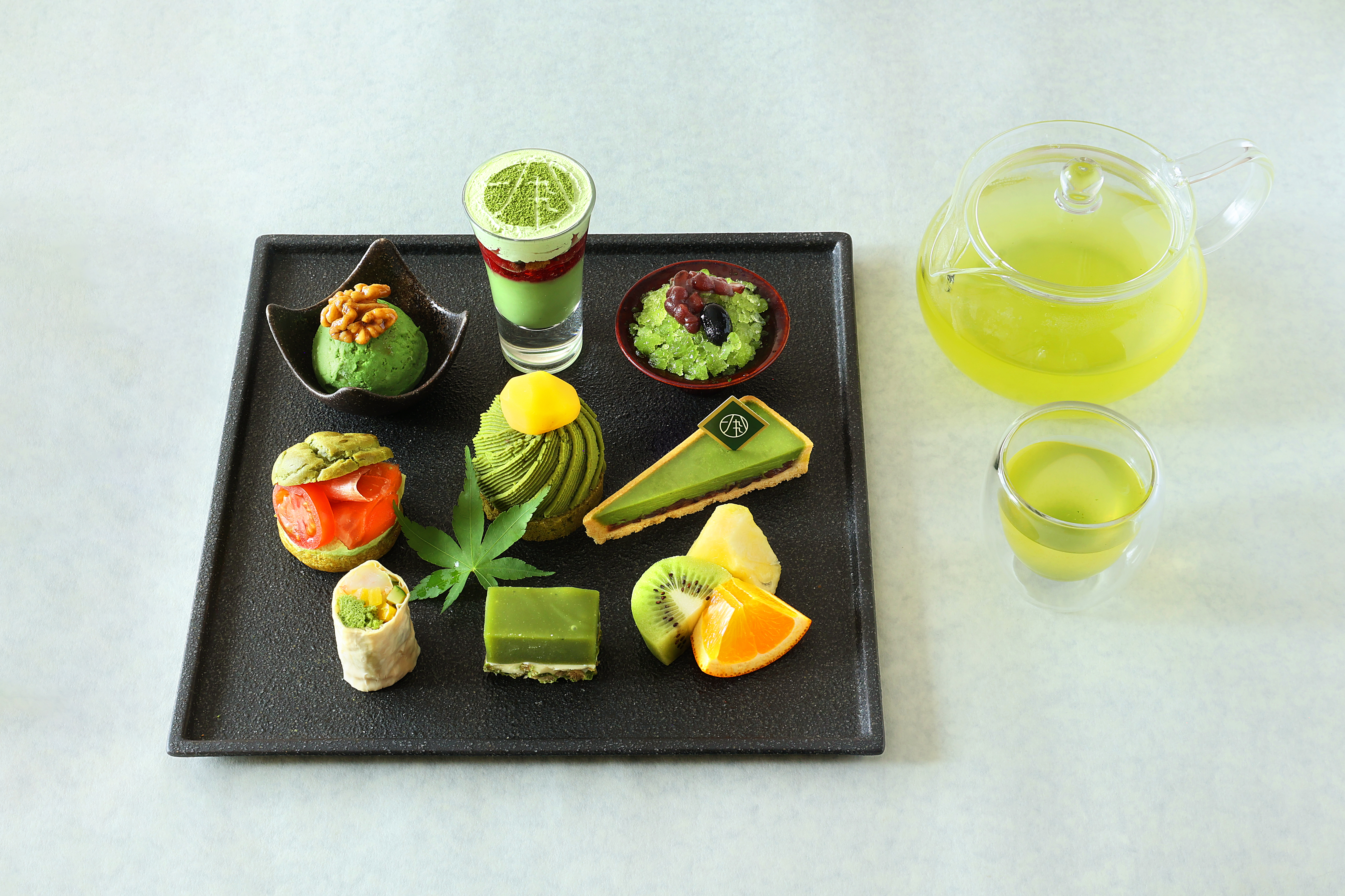 Matcha Afternoon Tea Plate
