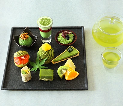 Matcha Afternoon Tea Plate