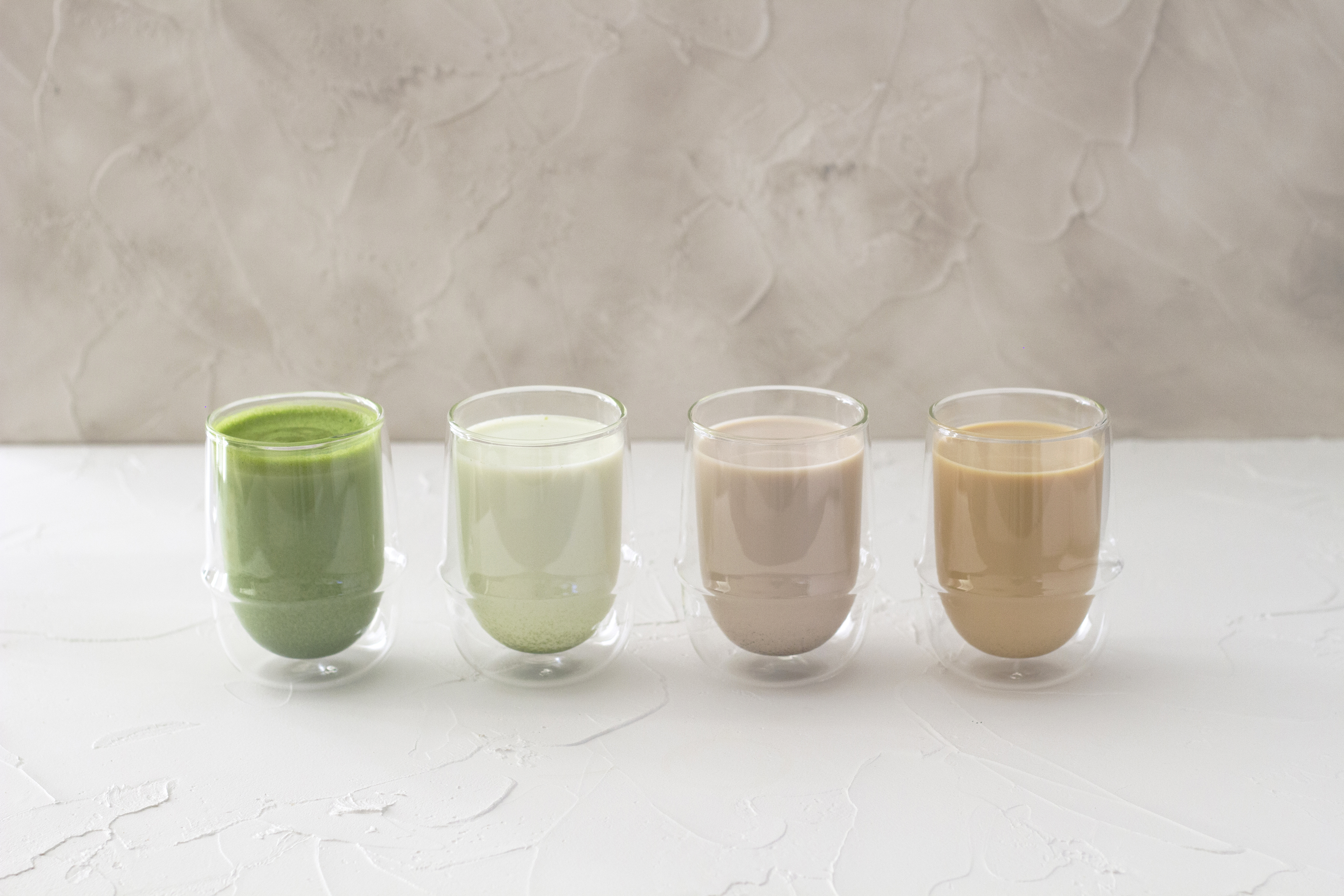 4 kinds of Japanese Tea Latte (Hot)