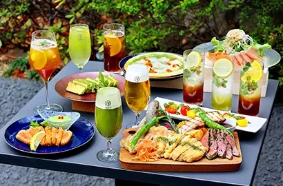 抹茶ビアガーデン