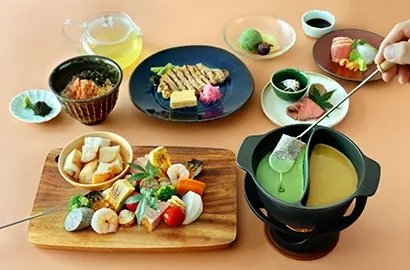 Japanese Tea Cheese Fondue