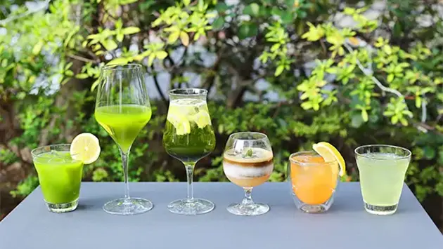お茶のメニュー