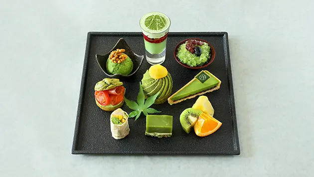 抹茶アフタヌーンティープレート