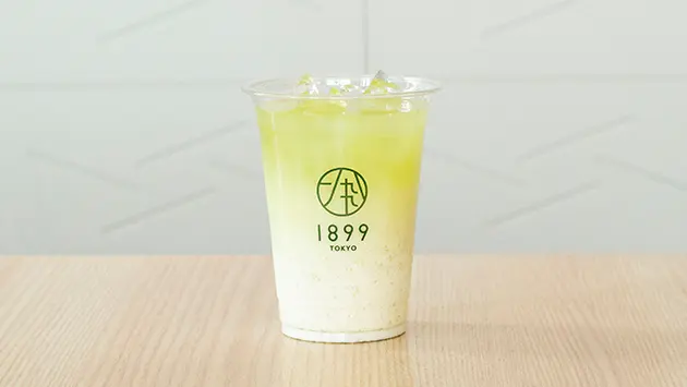 新茶をテイクアウト（新茶ラテ）