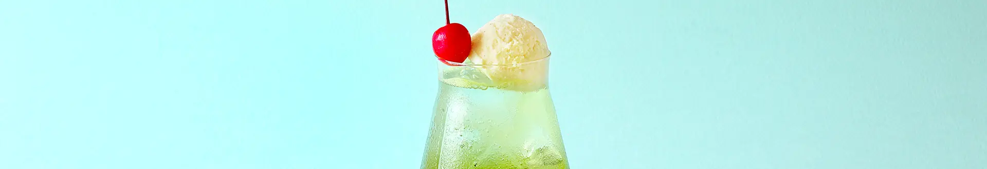 お茶のクリームソーダフェア