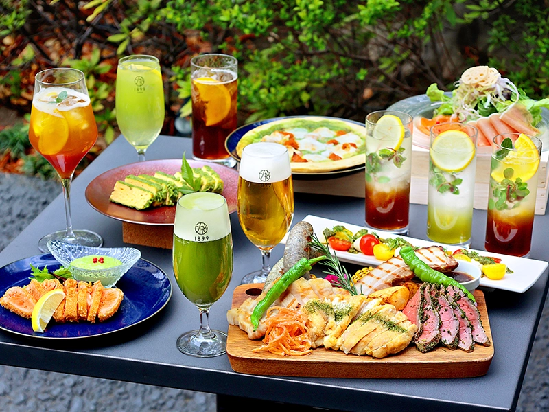 【6/1(月)~】“お茶づくし”の「抹茶ビアガーデン」開催！